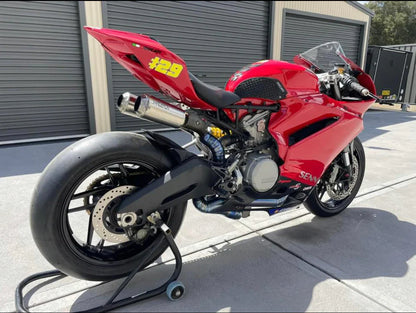IN STOCK Vandemon  Ducati Panigale 899-959 & Corse Vandemon High Mount Titanium Exhaust System  DUC959TIEXHMESA VA-4 - Howling Moto