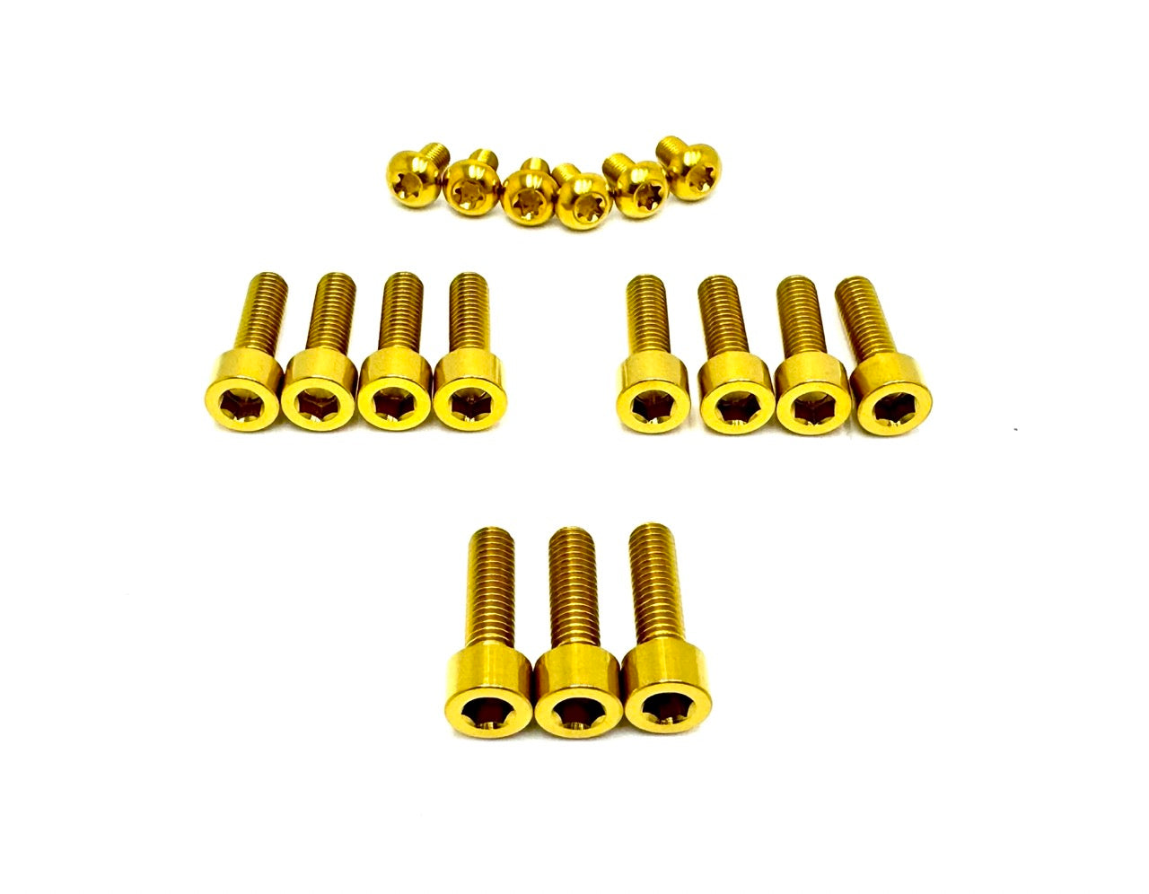Titanium EXT Ferro Fork 11/17 Piece Bolt Kits - Howling Moto