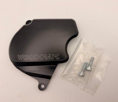 Open-Box Woodcraft Honda Grom 2022 Billet Aluminum Sprocket Cover – Anodized Black
