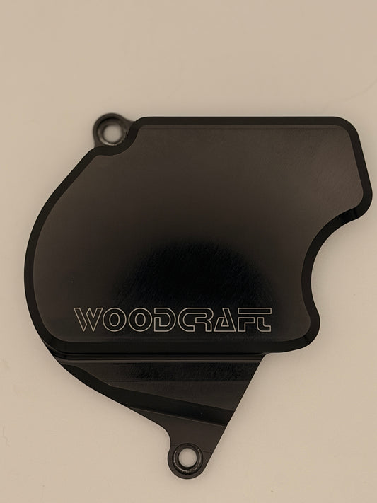 Open-Box Woodcraft Honda Grom 2022 Billet Aluminum Sprocket Cover – Anodized Black