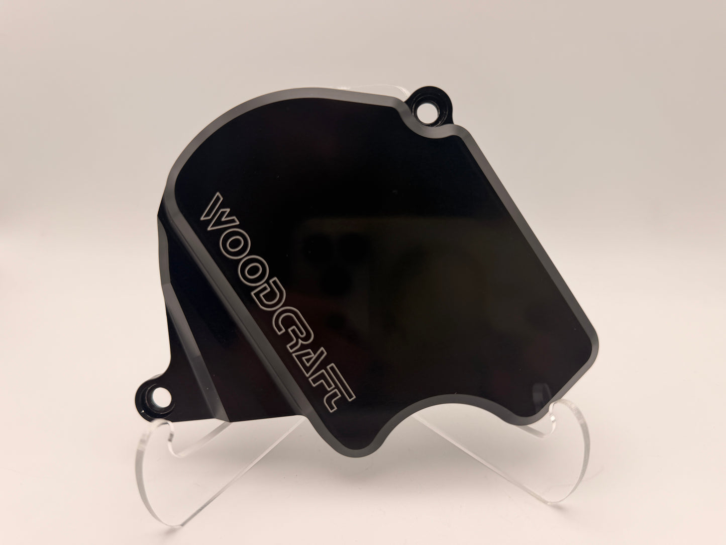 Open-Box Woodcraft Honda Grom 2022 Billet Aluminum Sprocket Cover – Anodized Black