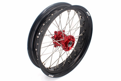 KKE 3.5 & 4.25 Cush Drive Supermoto Rims for HONDA CRF250R/450R 2002-2012 Red&Black - Howling Moto