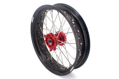 KKE 3.5 & 4.25 Cush Drive Supermoto Rims for HONDA CRF250R/450R 2002-2012 Red&Black - Howling Moto