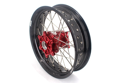 KKE 3.5 & 4.25 Cush Drive Supermoto Rims for HONDA CRF250R/450R 2002-2012 Red&Black - Howling Moto