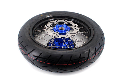 KKE 17inch For YAMAHA WR250F 2020-2025 WR450F 2019-2025 Supermoto Wheels CST Tires Rims - Howling Moto