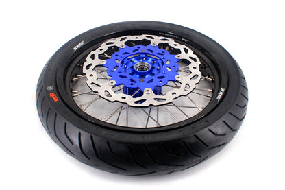 KKE 17inch For YAMAHA WR250F 2020-2025 WR450F 2019-2025 Supermoto Wheels CST Tires Rims - Howling Moto