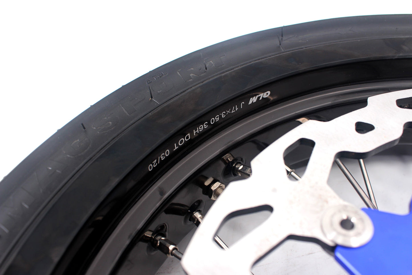 KKE 17inch For YAMAHA WR250F 2020-2025 WR450F 2019-2025 Supermoto Wheels CST Tires Rims - Howling Moto