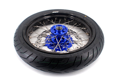 KKE 17inch For YAMAHA WR250F 2020-2025 WR450F 2019-2025 Supermoto Wheels CST Tires Rims - Howling Moto