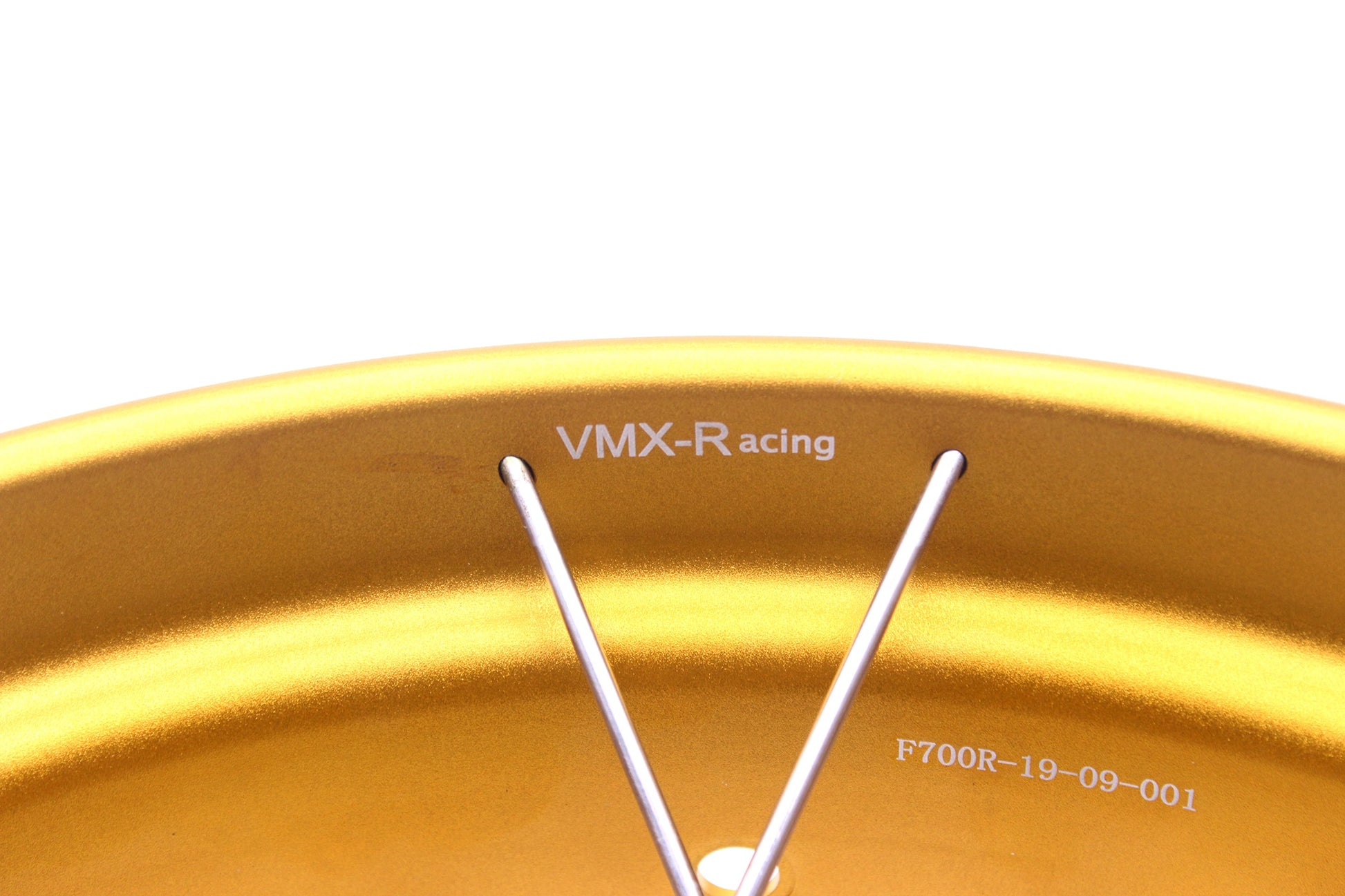 VMX 3.0*19 & 4.25*17 Tubeless Wheels Rims Fit for BMW F700GS 2012 - 2018 Gold Rims Black Hubs - Howling Moto