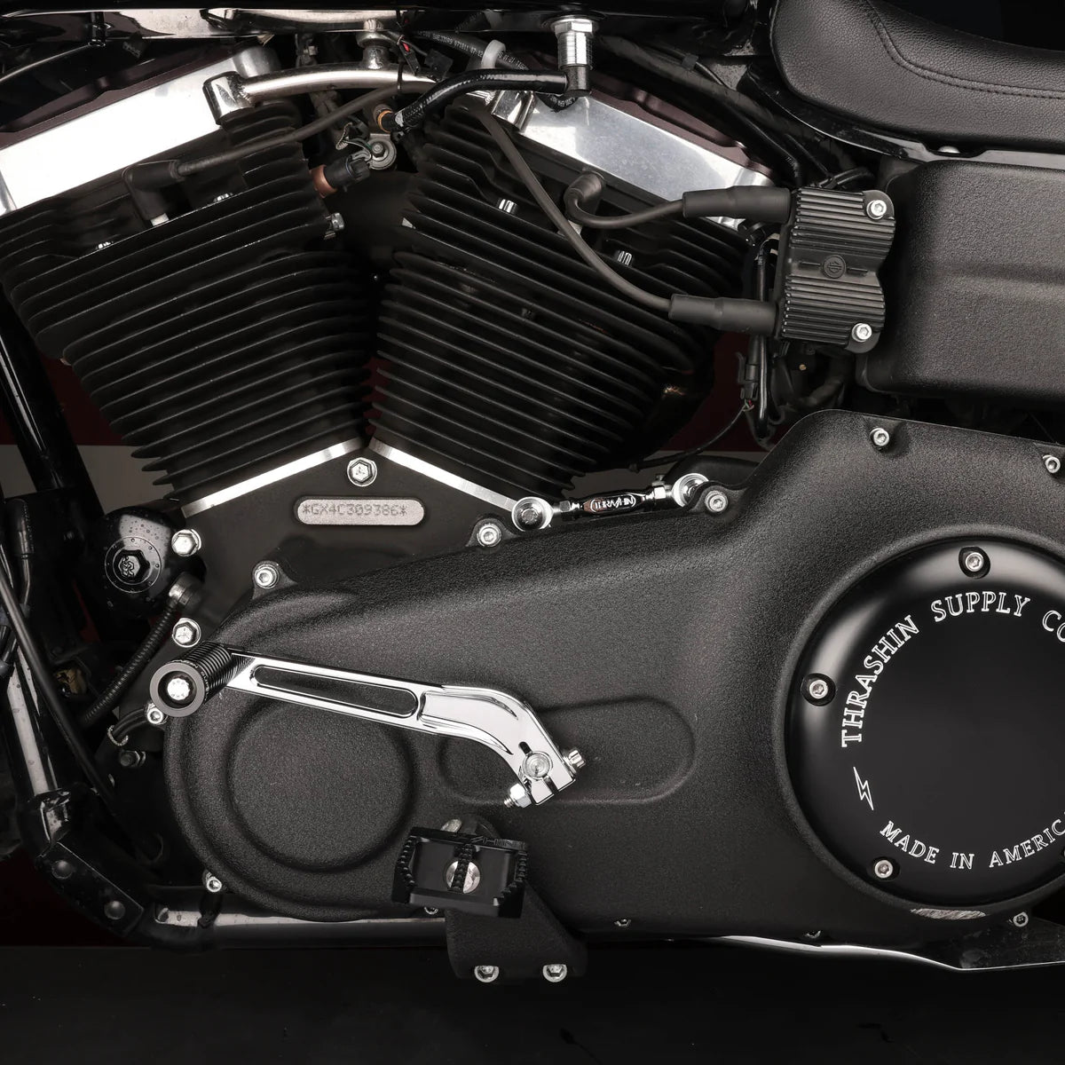 Thrashin Supply Co. Chrome Shift Arm | Harley Dyna (TSC-2900-3 / TSC-2909-3)