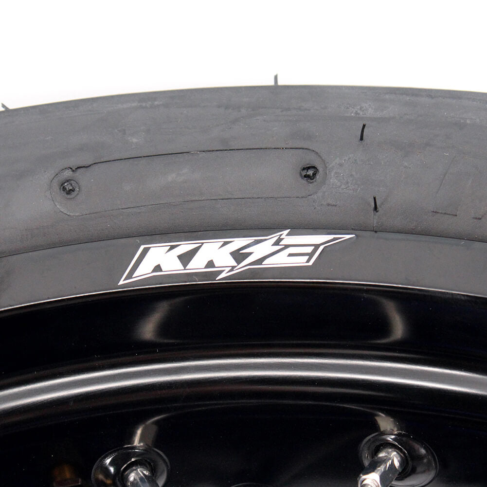 KKE 3.5/4.25*17inch Supermoto Spoked Wheels CST Tires For SUZUKI DRZ400 DRZ400E DRZ400S - Howling Moto
