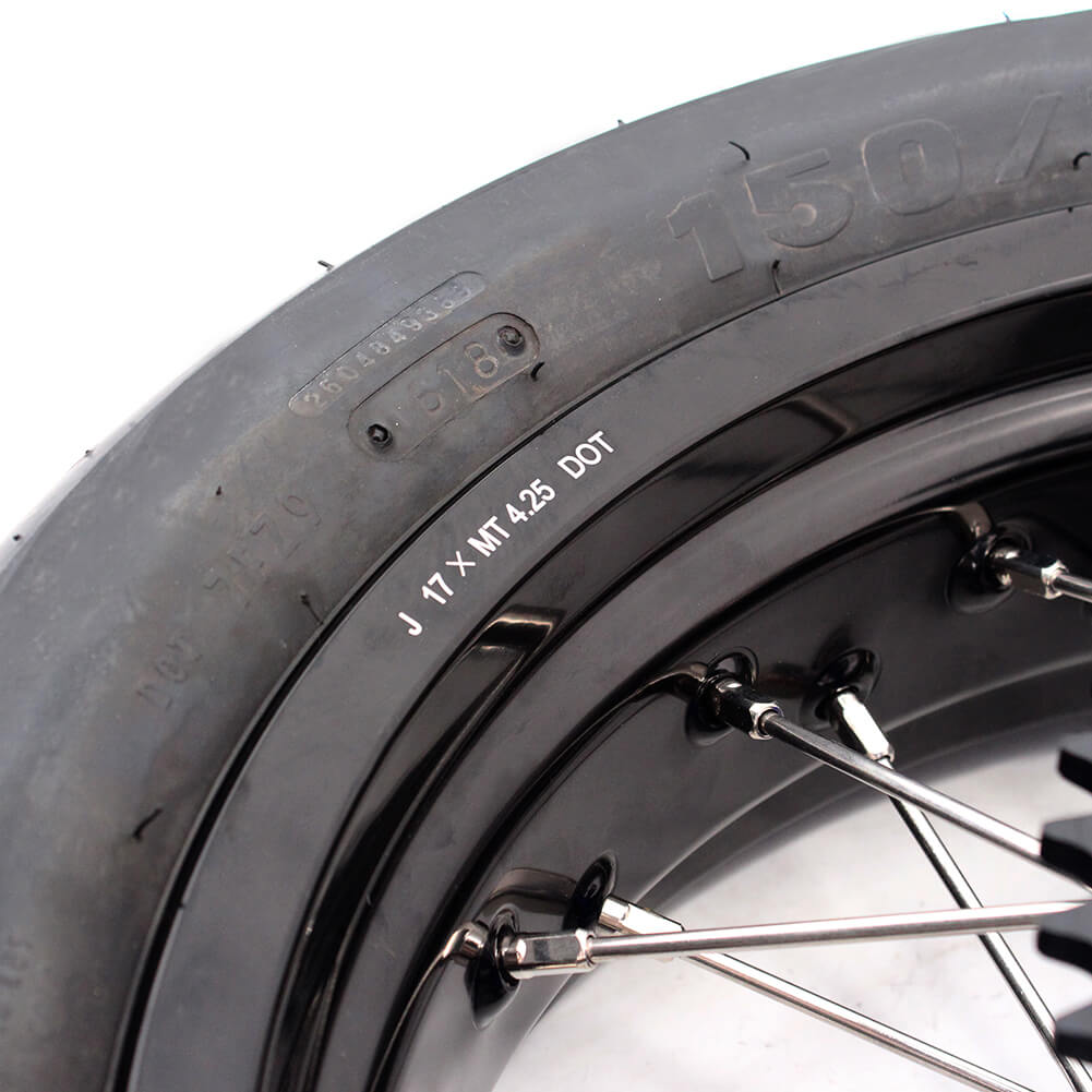 KKE 3.5/4.25*17inch Supermoto Spoked Wheels CST Tires For SUZUKI DRZ400 DRZ400E DRZ400S - Howling Moto