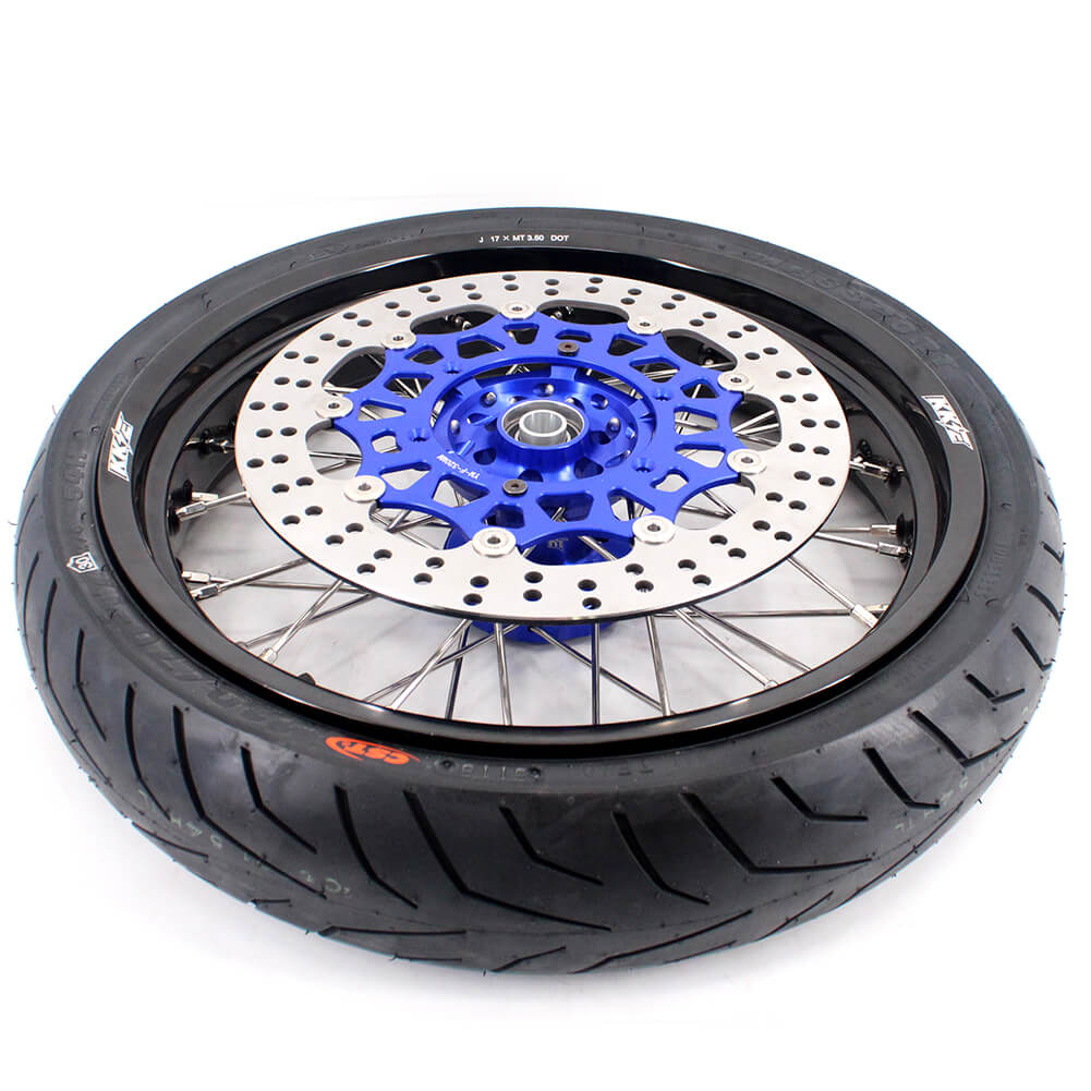 KKE 3.5/4.25*17" Supermoto Street Rims For SUZUKI DRZ400SM 2005-2024 CST Tires - Howling Moto