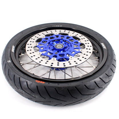 KKE 3.5/4.25*17" Supermoto Street Rims For SUZUKI DRZ400SM 2005-2024 CST Tires - Howling Moto