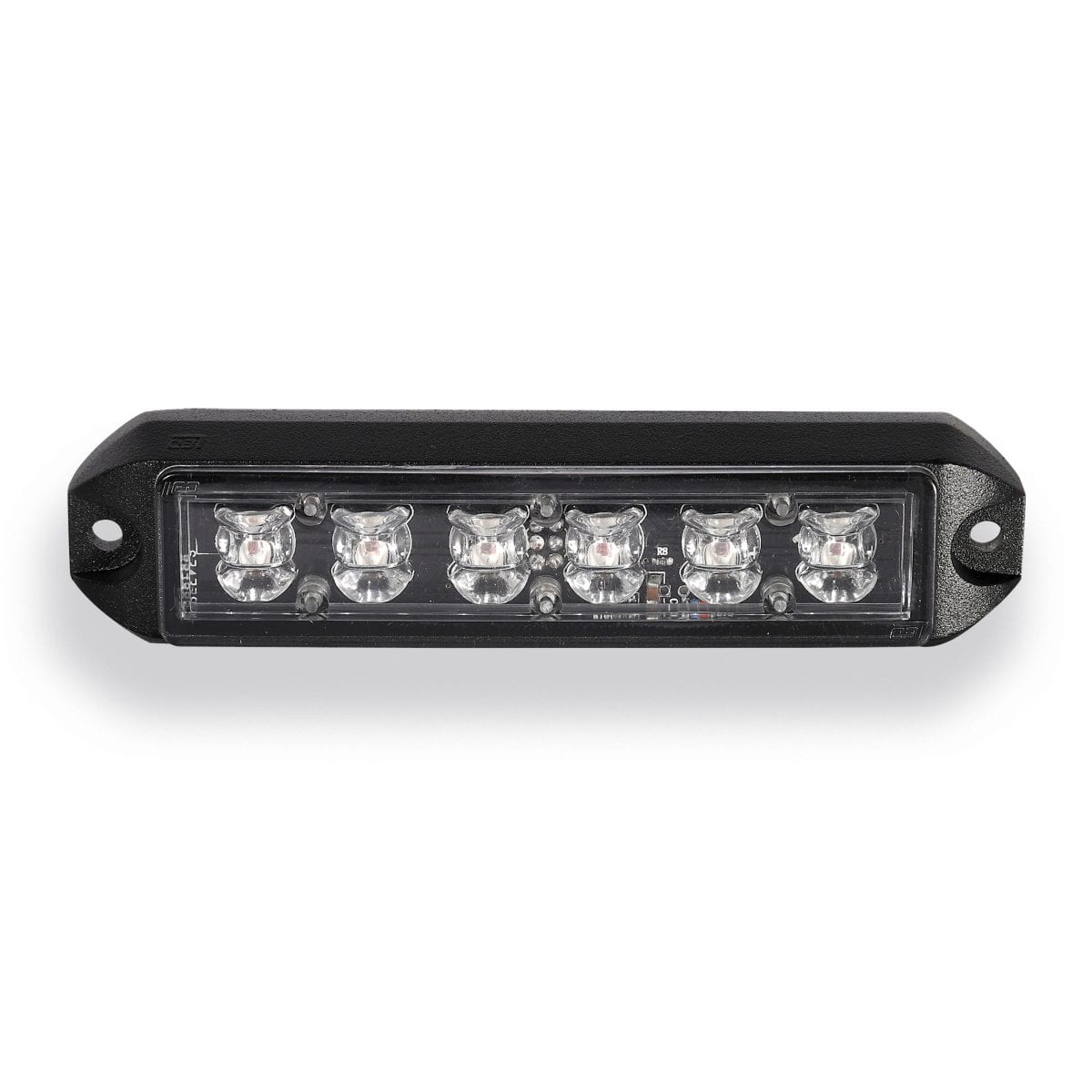 6 LED Emergency Vehicle Grill Warning Light Head