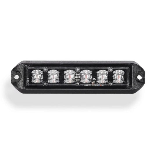6 LED Emergency Vehicle Grill Warning Light Head
