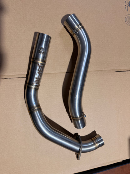 Open-box WickedGrom Honda CB300R 2-inch stainless steel exhaust header pipe