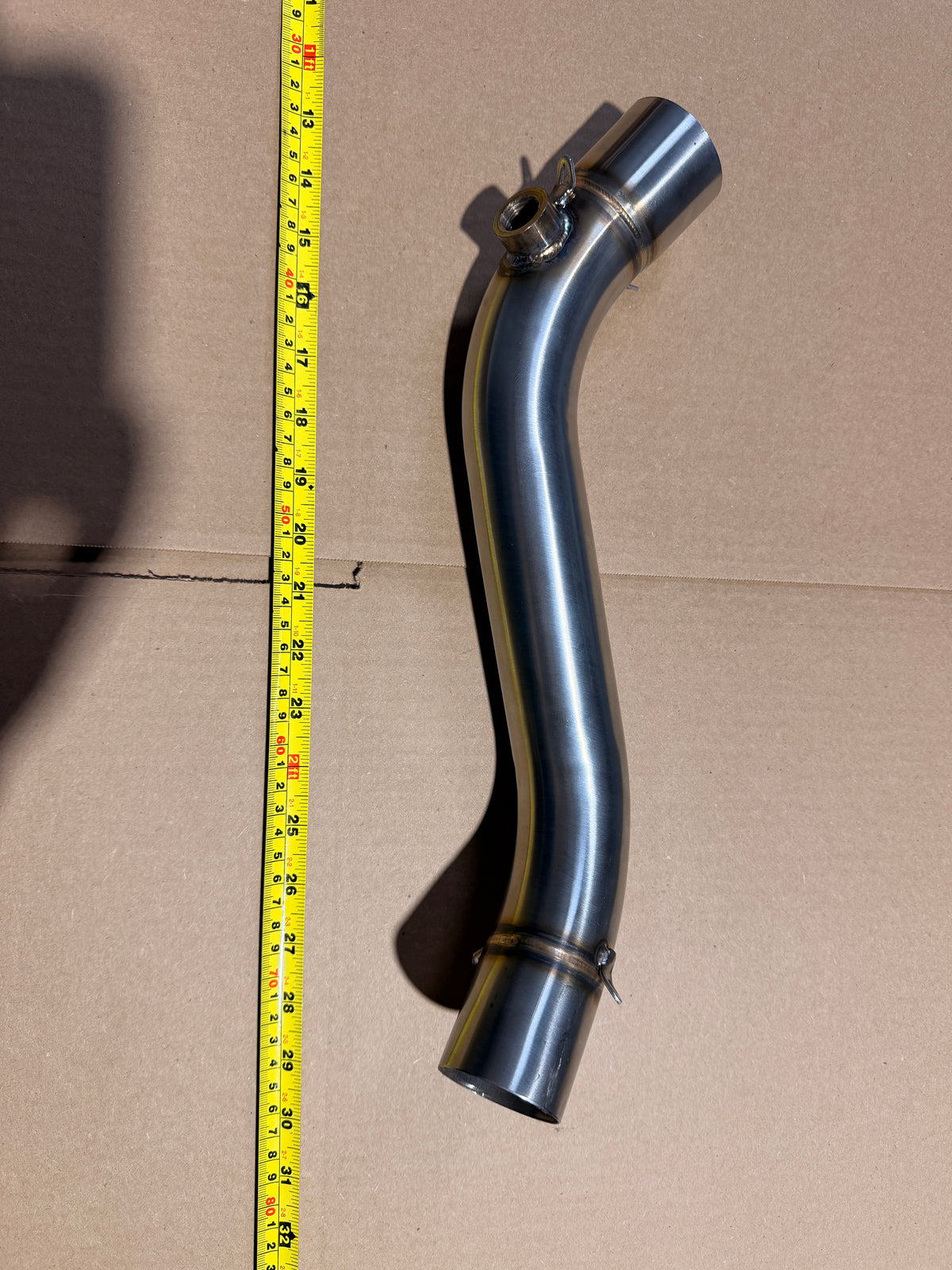 Open-box WickedGrom Honda CB300R 2-inch stainless steel exhaust header pipe