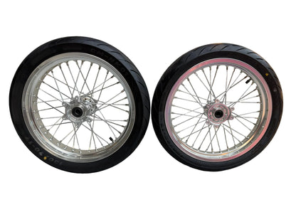 17” Surron ultra bee super moto wheel set