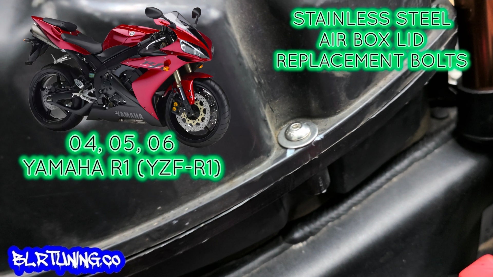 YAMAHA R1 YZF-R1 AIR BOX LID STAINLESS STEEL REPLACEMENT BOLT KIT FOR 04 - 05 - 06 - Howling Moto