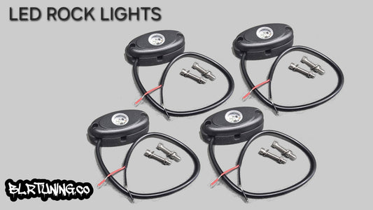 BLR TUNING HEAVY DUTY 12 VOLT LED ROCK LIGHTS – 4 PACK - Howling Moto