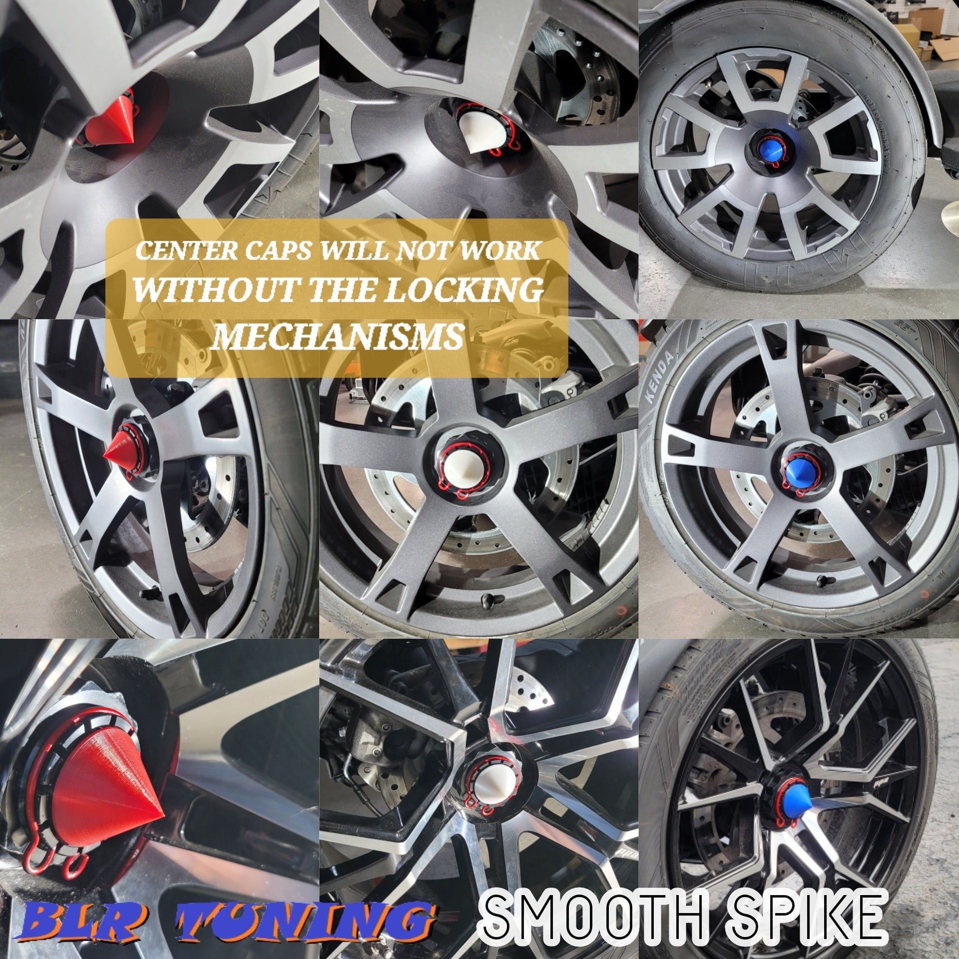 CAN-AM RYKER WHEEL CENTER CAPS - Howling Moto