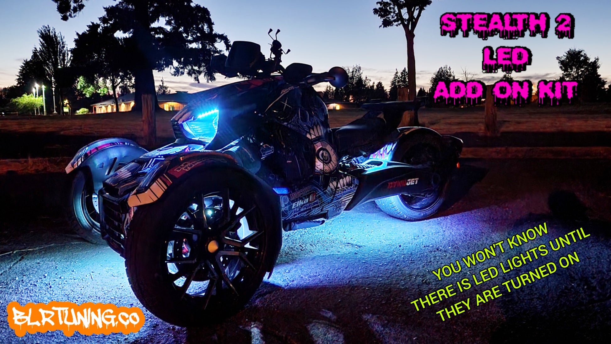 STEALTH 2 ADD-ON LED KIT FOR CAN-AM RYKER - Howling Moto