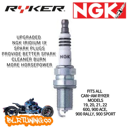 CAN-AM RYKER NGK IRIDIUM SPARK PLUGS FITS 2019 - 2025 600 900 RALLY SPORT - Howling Moto