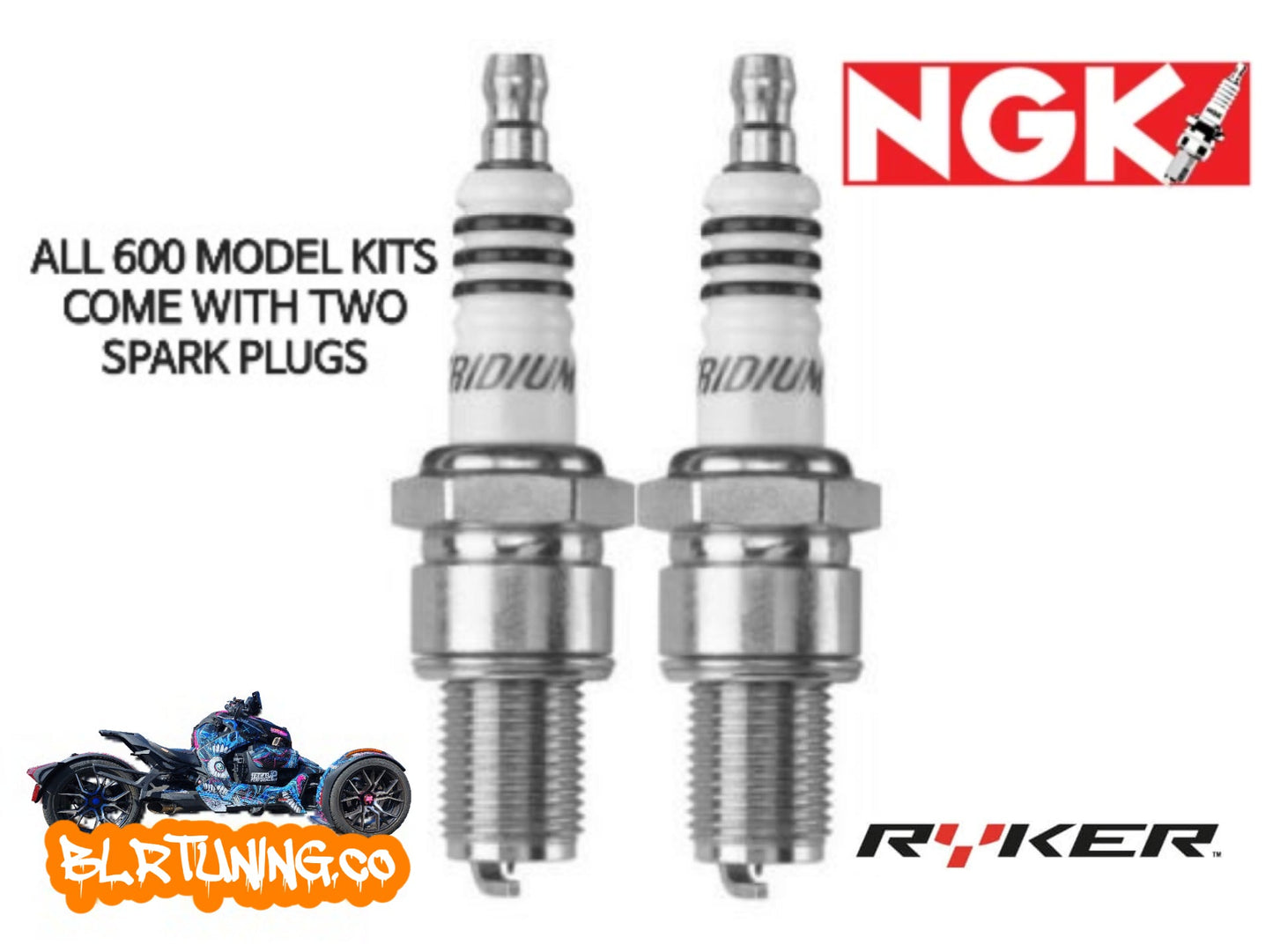 CAN-AM RYKER NGK IRIDIUM SPARK PLUGS FITS 2019 - 2025 600 900 RALLY SPORT - Howling Moto