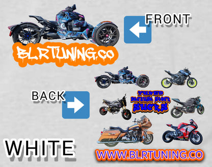 CREW NECK T-SHIRT BY BLR TUNING - Howling Moto
