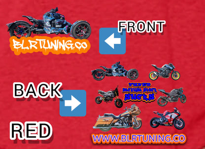 CREW NECK T-SHIRT BY BLR TUNING - Howling Moto