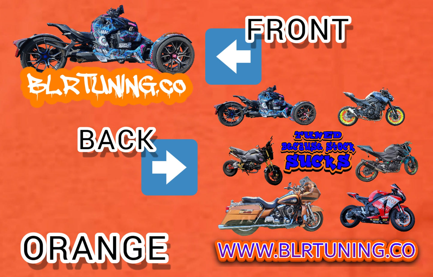 CREW NECK T-SHIRT BY BLR TUNING - Howling Moto