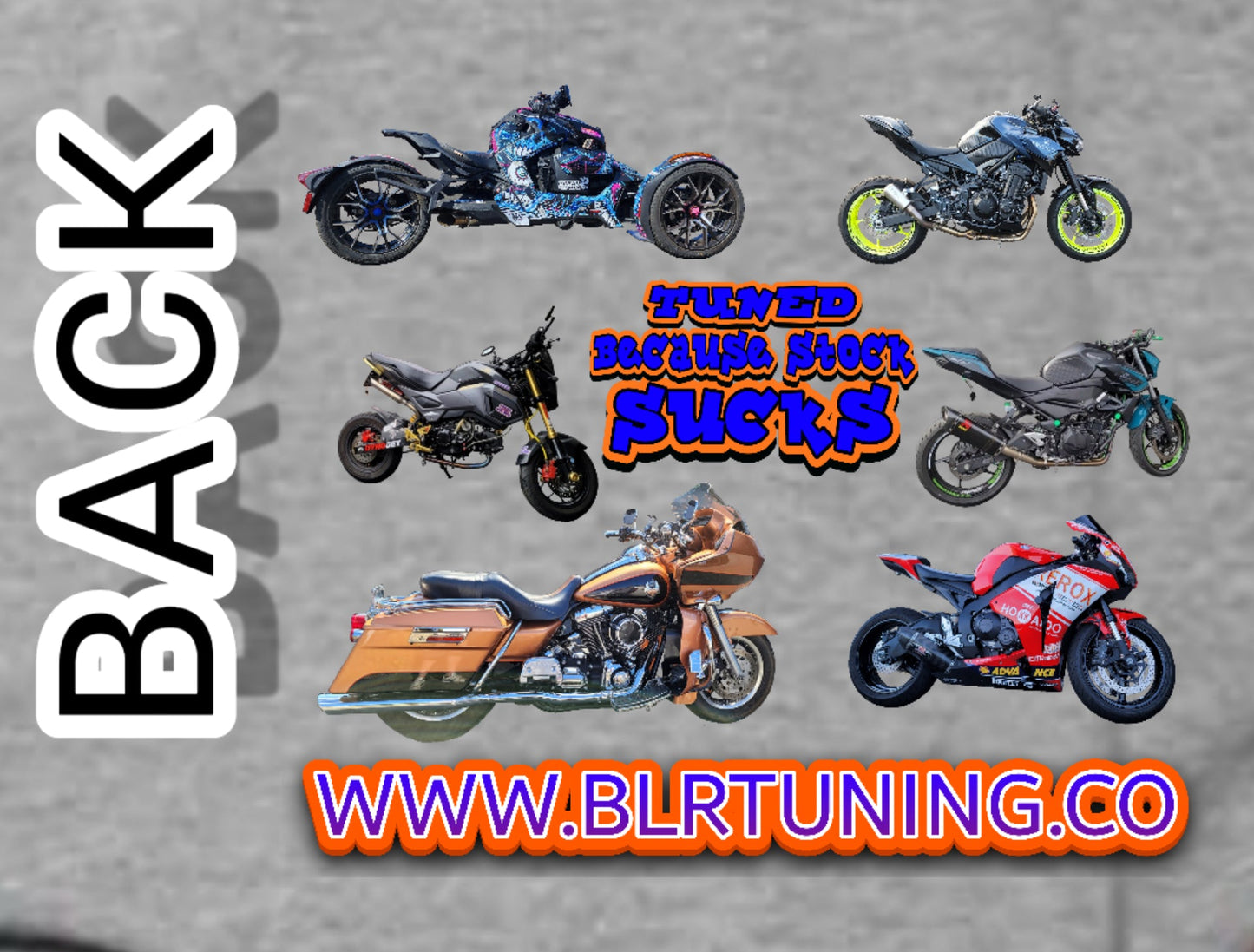 CREW NECK T-SHIRT BY BLR TUNING - Howling Moto
