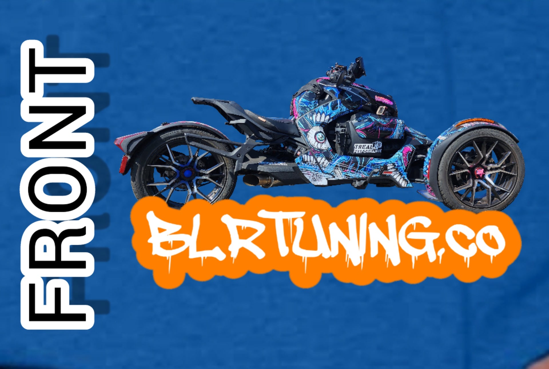 CREW NECK T-SHIRT BY BLR TUNING - Howling Moto