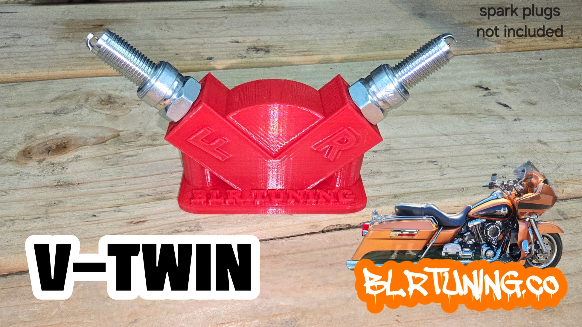 SPARK PLUG HOLDERS BY BLR TUNING - Howling Moto