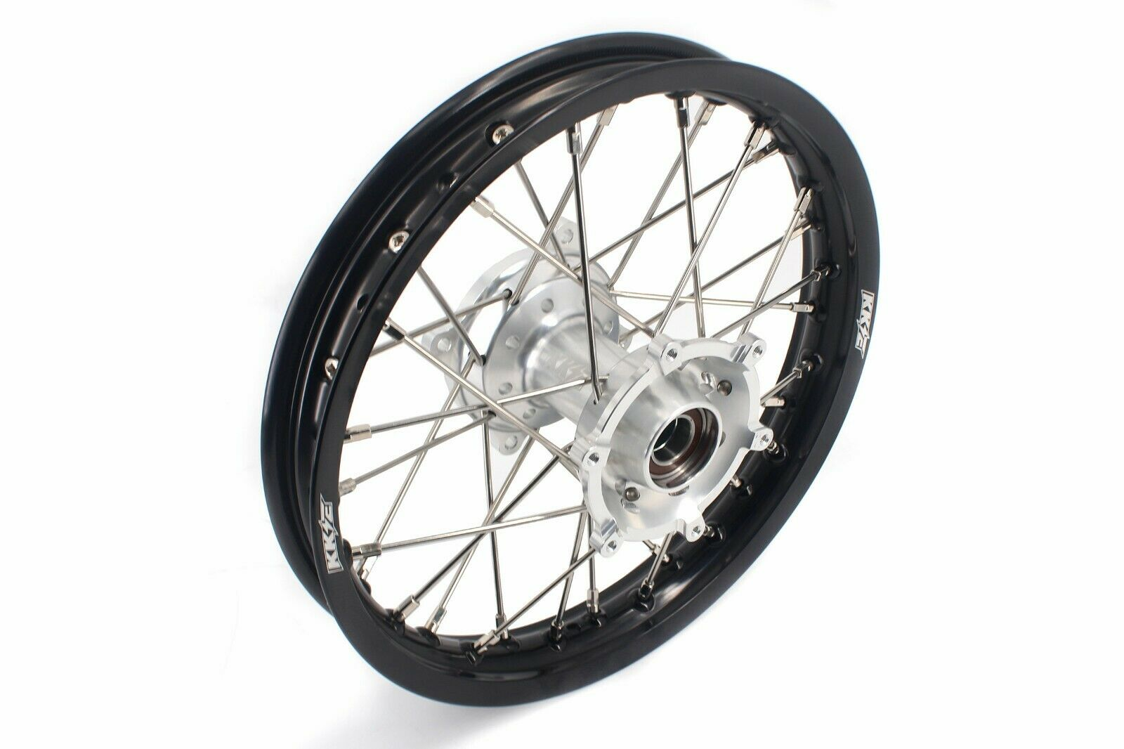KKE 17"*1.4/14"*1.6 Kids Small Spoked Wheels GLM Rims For KTM SX85 2021-2024 Silver Hub - Howling Moto