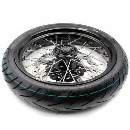 KKE 17inch Supermoto Wheels For SUZUKI DRZ400 DRZ400E DRZ400S CST Tires - Howling Moto