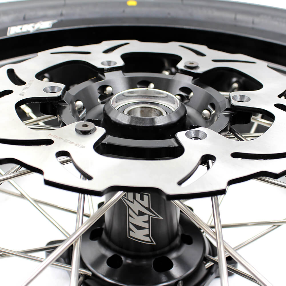 KKE 3.5/4.25*17in. Supmermoto Wheels Set For SUZUKI DRZ400SM 2005-2024 CST Tires - Howling Moto