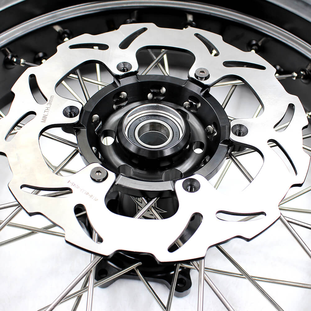 KKE 3.5/4.25*17in. Supmermoto Wheels Set For SUZUKI DRZ400SM 2005-2024 CST Tires - Howling Moto