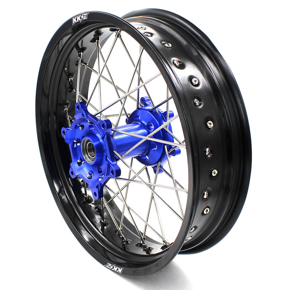 KKE 3.5 & 4.25 Wheels for Yamaha WR250F 2001 WR450F 2003-2018 Blue - Howling Moto
