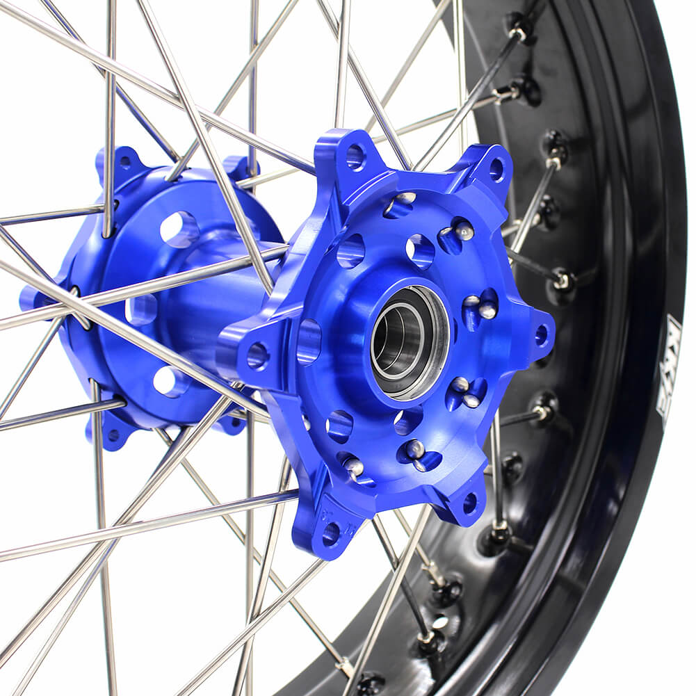 KKE 3.5 & 4.25 Wheels for Yamaha WR250F 2001 WR450F 2003-2018 Blue - Howling Moto
