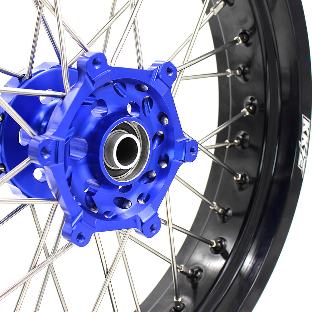 KKE 3.5 & 4.25 Wheels for Yamaha WR250F 2001 WR450F 2003-2018 Blue - Howling Moto