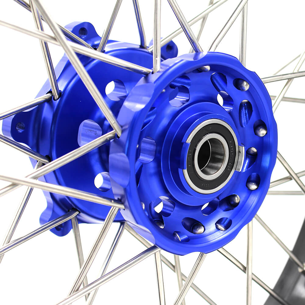 KKE 3.5 & 4.25 Wheels for Yamaha WR250F 2001 WR450F 2003-2018 Blue - Howling Moto