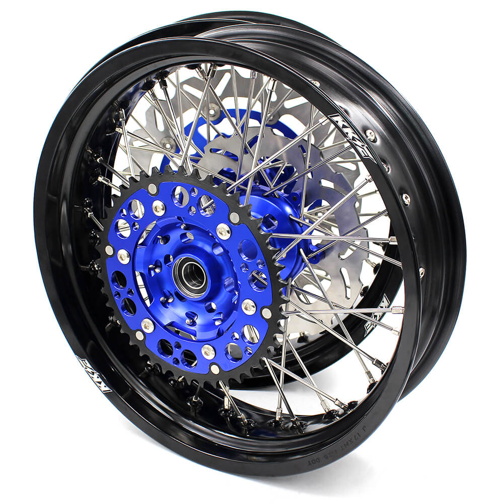 KKE 3.5 & 4.25 Wheels for Yamaha WR250F 2001 WR450F 2003-2018 Blue - Howling Moto