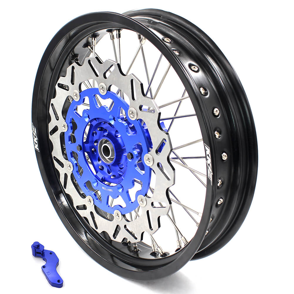 KKE 3.5 & 4.25 Wheels for Yamaha WR250F 2001 WR450F 2003-2018 Blue - Howling Moto