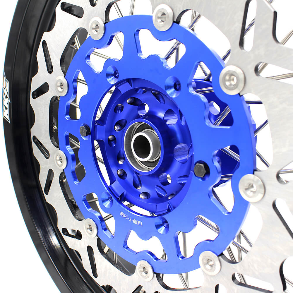 KKE 3.5 & 4.25 Wheels for Yamaha WR250F 2001 WR450F 2003-2018 Blue - Howling Moto