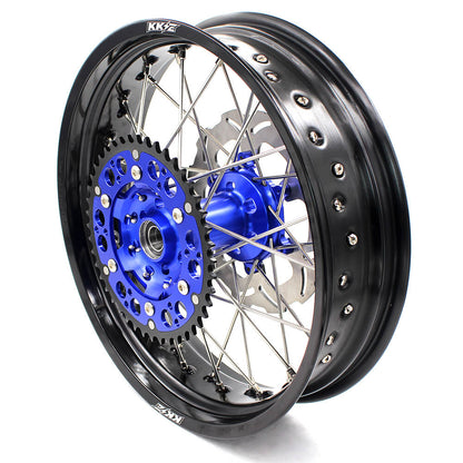 KKE 3.5 & 4.25 Wheels for Yamaha WR250F 2001 WR450F 2003-2018 Blue - Howling Moto