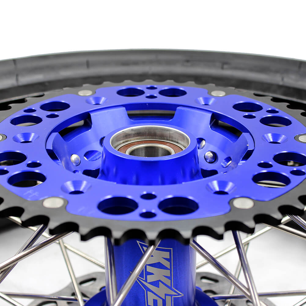 KKE 3.5/4.25*17inch Wheels Tires For 2003-2025 KTM SX SX-F XC EXC EXC-F Husqvarna Husaberg Blue & Black - Howling Moto