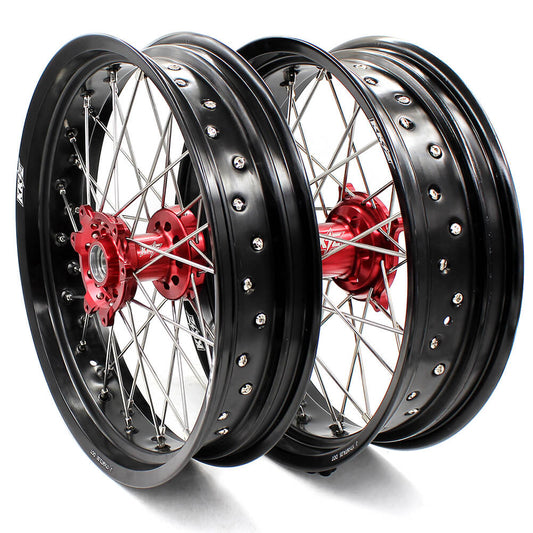 KKE 3.5 & 4.25 Supermoto Rims for HONDA CRF250X 2004-2018 CRF450X 2005-2018 - Howling Moto