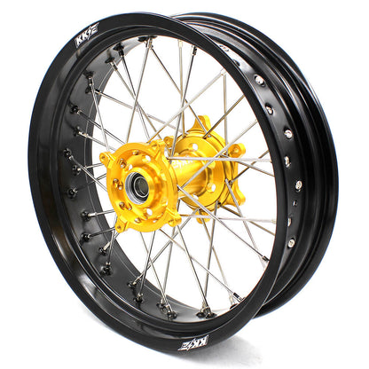 KKE 17 Inch Supermoto Wheels for SUZUKI RMZ250 2007-2024 RMZ450 2005-2024 - Howling Moto